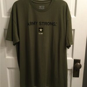 Army Strong Green T-Shirt.